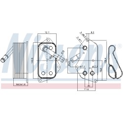 Radiateur Refroidisseur D'Huile Pour BMW E61 F07 F10 F11 6 E63 E64 11427525333