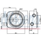 Radiateur Refroidisseur D'Huile Pour Renault 19 I II Dacia Opel Nissan 4435064