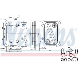 Radiateur Refroidisseur D'Huile Pour Opel Fiat Ford Suzuki 1651085E01 1651085E10