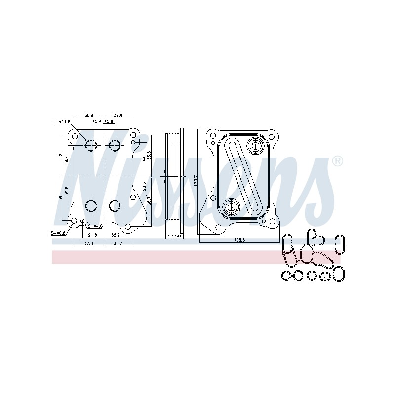 Radiateur Refroidisseur D'Huile Pour Opel Fiat Ford Suzuki 1651085E01 1651085E10