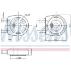 Radiateur Refroidisseur D'Huile Pour Renault 19 I II 21 Clio Express 7700114036