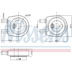 Radiateur Refroidisseur D'Huile Pour Renault 19 I II 21 Clio Express 7700114036