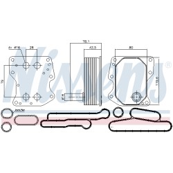 Radiateur Refroidisseur D'Huile Pour Ford Transit 1469718 1842739 2027615