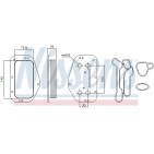 Radiateur Refroidisseur D'Huile Pour Opel Fiat Alfa Romeo Chevrolet 55355603