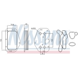 Radiateur Refroidisseur D'Huile Pour Opel Fiat Alfa Romeo Chevrolet 55355603