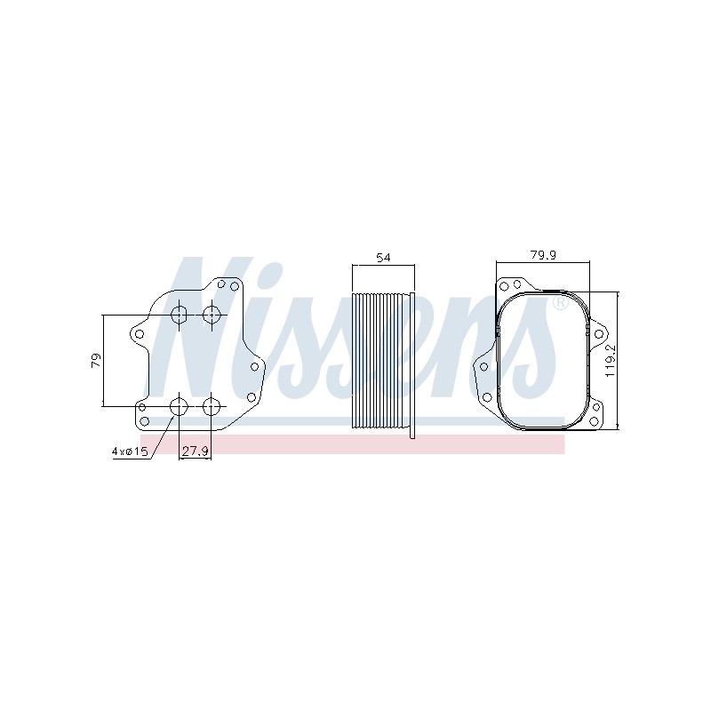 Radiateur Refroidisseur D'Huile Pour VW Audi A1 Seat Skoda 03N115389B 03N115389A