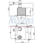 Radiateur Refroidisseur D'Huile Pour Ford Fiesta IV Focus Turnier 1S4Q6B624AB