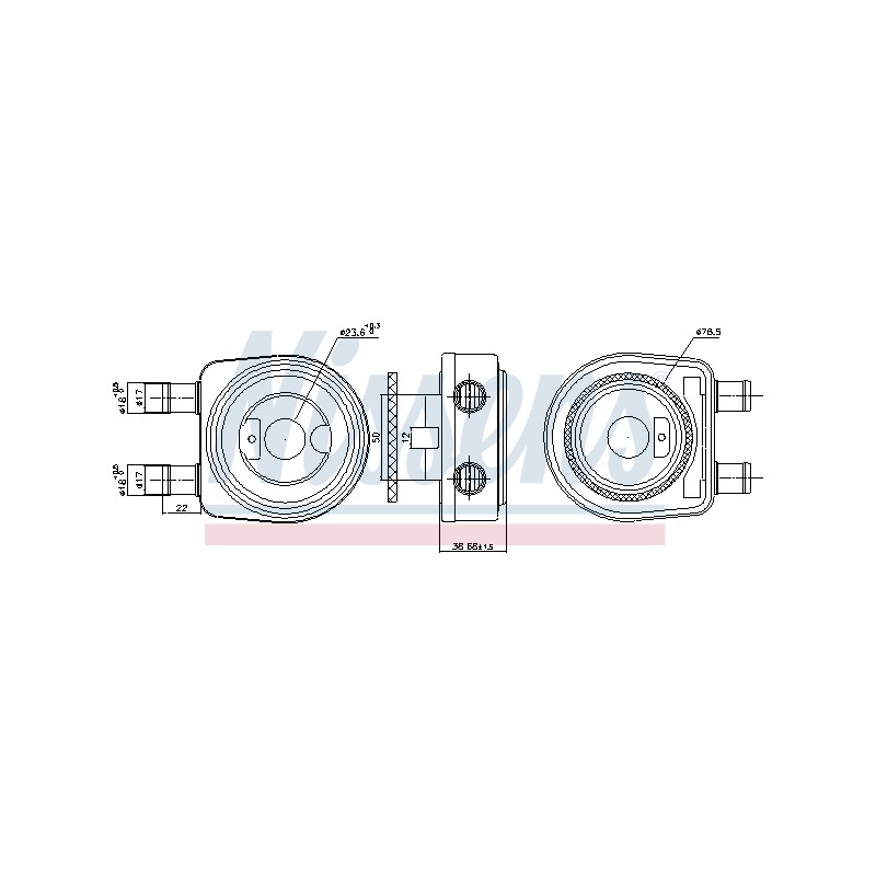 Radiateur Refroidisseur D'Huile Pour Hyundai Santa Fé I I/SUV Trajet Kia