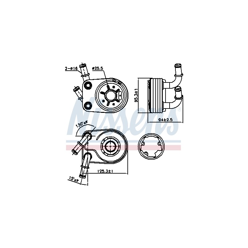 Radiateur Refroidisseur D'Huile Pour Fiat Alfa Romeo Lancia 55180933 55186217