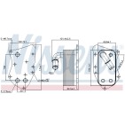 Radiateur Refroidisseur D'Huile Pour Opel Chevrolet Vauxhall 5989070291 55577343