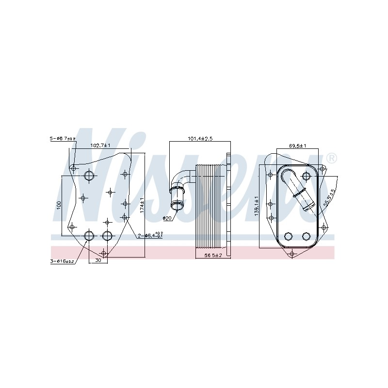 Radiateur Refroidisseur D'Huile Pour Opel Chevrolet Vauxhall 5989070291 55577343