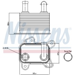 Radiateur Refroidisseur D'Huile Pour Opel Combo/Monospace Combo Tour Corsa C