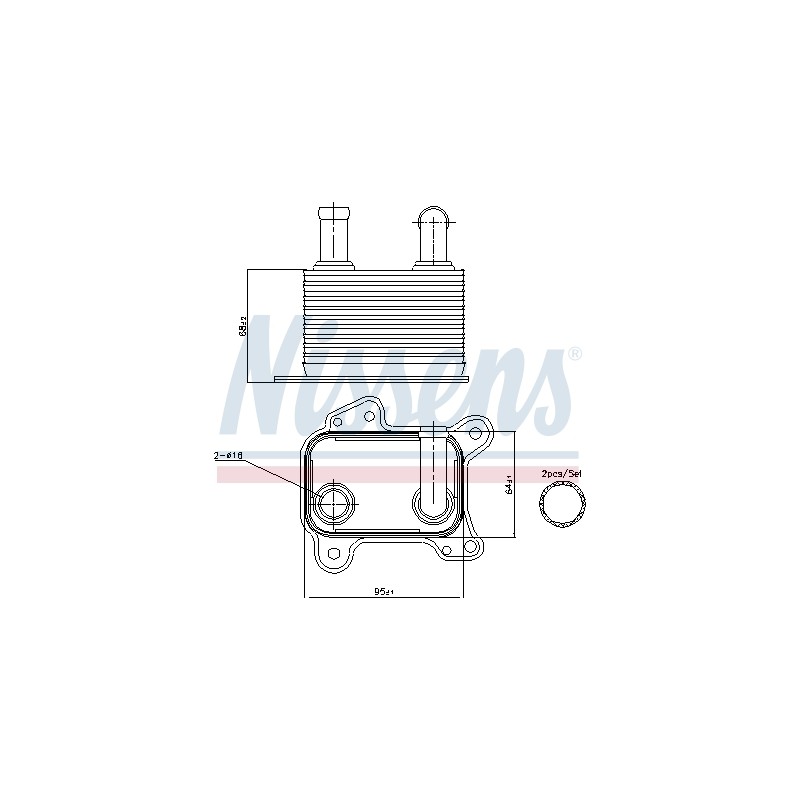 Radiateur Refroidisseur D'Huile Pour Opel Combo/Monospace Combo Tour Corsa C