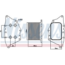 Radiateur Refroidisseur D'Huile Pour BMW Série 2 F45 F46 X1 Van X2 Mini Mini