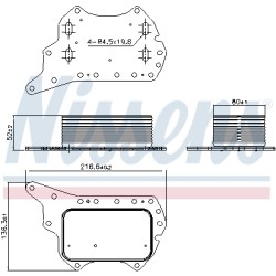Radiateur Refroidisseur D'Huile Pour Renault Kadjar Koleos II Megane CC Talisman