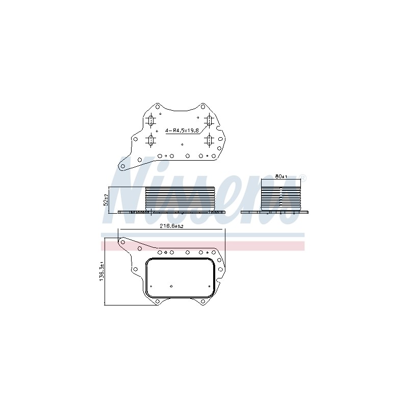 Radiateur Refroidisseur D'Huile Pour Renault Kadjar Koleos II Megane CC Talisman