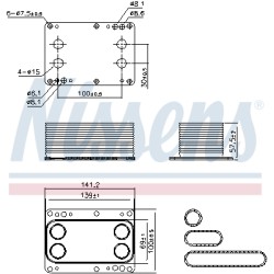 Radiateur Refroidisseur D'Huile Pour Renault Opel Nissan Vauxhall 8200507878