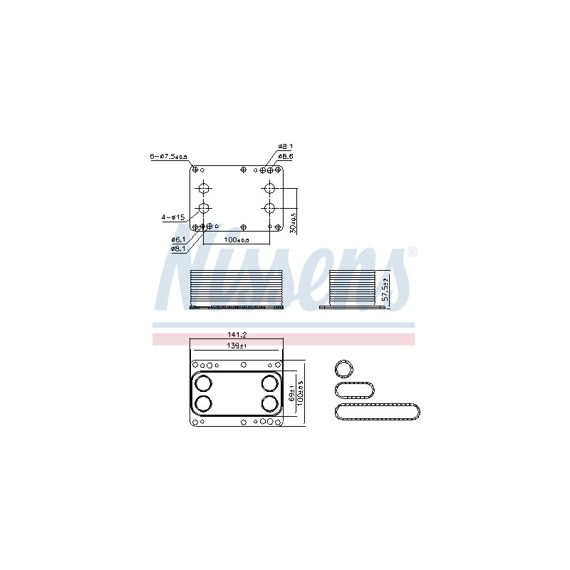 Radiateur Refroidisseur D'Huile Pour Renault Opel Nissan Vauxhall 8200507878