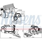 Radiateur Refroidisseur D'Huile Pour Renault Opel Nissan Vauxhall 8200781898