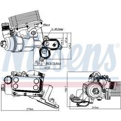 Radiateur Refroidisseur D'Huile Pour Renault Opel Nissan Vauxhall 8200781898