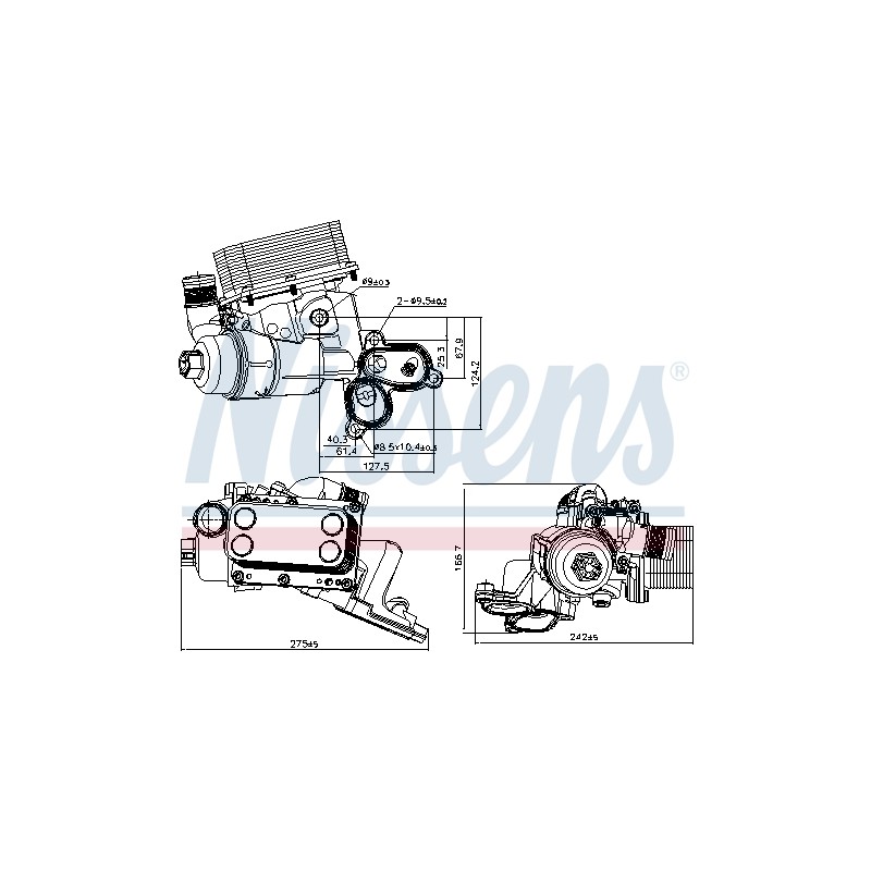 Radiateur Refroidisseur D'Huile Pour Renault Opel Nissan Vauxhall 8200781898