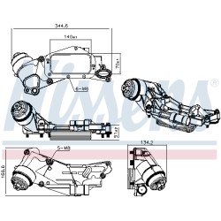 Radiateur Refroidisseur D'Huile Pour Opel Fiat Alfa Romeo Chevrolet 25199751