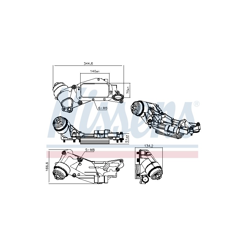 Radiateur Refroidisseur D'Huile Pour Opel Fiat Alfa Romeo Chevrolet 25199751