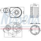 Radiateur Refroidisseur D'Huile Pour Iveco Daily III IV V VI 504375360