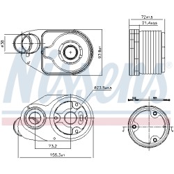 Radiateur Refroidisseur D'Huile Pour Iveco Daily III IV V VI 504375360