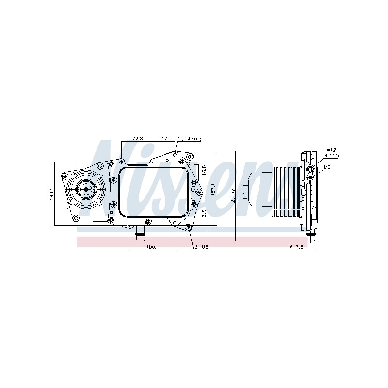 Radiateur Refroidisseur D'Huile Pour Land Rover Range Rover III IV Sport