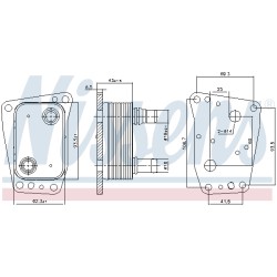 Radiateur Refroidisseur D'Huile Pour Peugeot Opel Ford Toyota 1871413 3553011