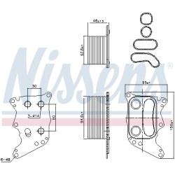 Radiateur Refroidisseur D'Huile Pour Peugeot Opel Citroën C4 DS 1103P7 1103T5
