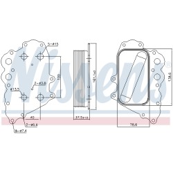 Radiateur Refroidisseur D'Huile Pour MERCEDES Classe A B