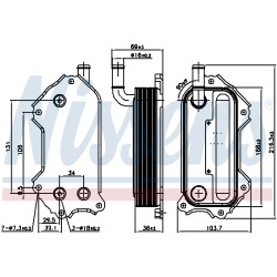 Radiateur Refroidisseur D'Huile Pour Toyota Auris Avensis Verso Lexus IS II