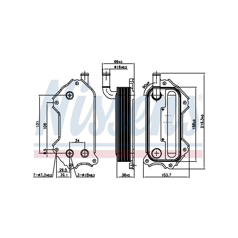 Radiateur Refroidisseur D'Huile Pour Toyota Auris Avensis Verso Lexus IS II