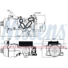Radiateur Refroidisseur D'Huile Pour Peugeot Opel Ford Citroën 1103S7 MN982519