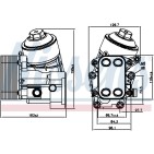 Radiateur Refroidisseur D'Huile Pour VW Polo Seat Ibiza IV Skoda 1.2 TDI