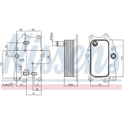 Radiateur Refroidisseur D'Huile Pour Opel Chevrolet Vauxhall 25192111 96868256