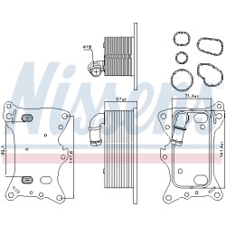 Radiateur Refroidisseur D'Huile Pour Dodge Jeep MERCEDES Classe C 68091829AA