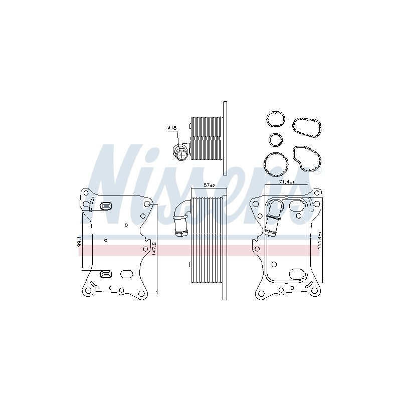 Radiateur Refroidisseur D'Huile Pour Dodge Jeep MERCEDES Classe C 68091829AA