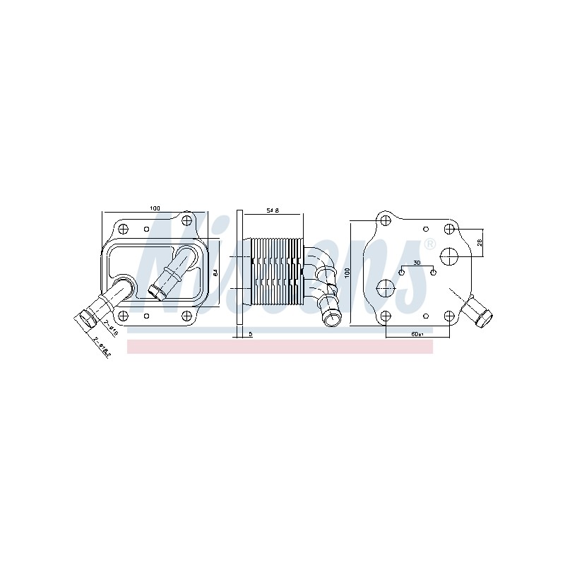 Radiateur Refroidisseur D'Huile Pour Hyundai i30 Fastback i40 CW Kona Tucson Kia