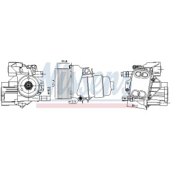 Radiateur Refroidisseur D'Huile Pour VW California T6 Transporter MAN TGE