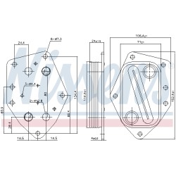 Radiateur Refroidisseur D'Huile Pour Fiat 500 500L Alfa Romeo Lancia 55225515