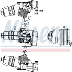 Radiateur Refroidisseur D'Huile Pour VW Audi Seat Skoda 06D117021C 06F115397E