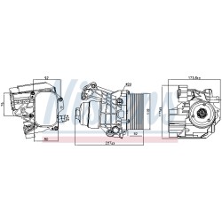 Radiateur Refroidisseur D'Huile Pour VW Audi A1 Seat Skoda 03N115389B 03N115389A