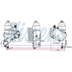 Radiateur Refroidisseur D'Huile Pour Renault Opel Fiat Nissan 152081926R 4423048