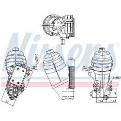 Radiateur Refroidisseur D'Huile Pour MERCEDES CLA Classe A B GLA GLB