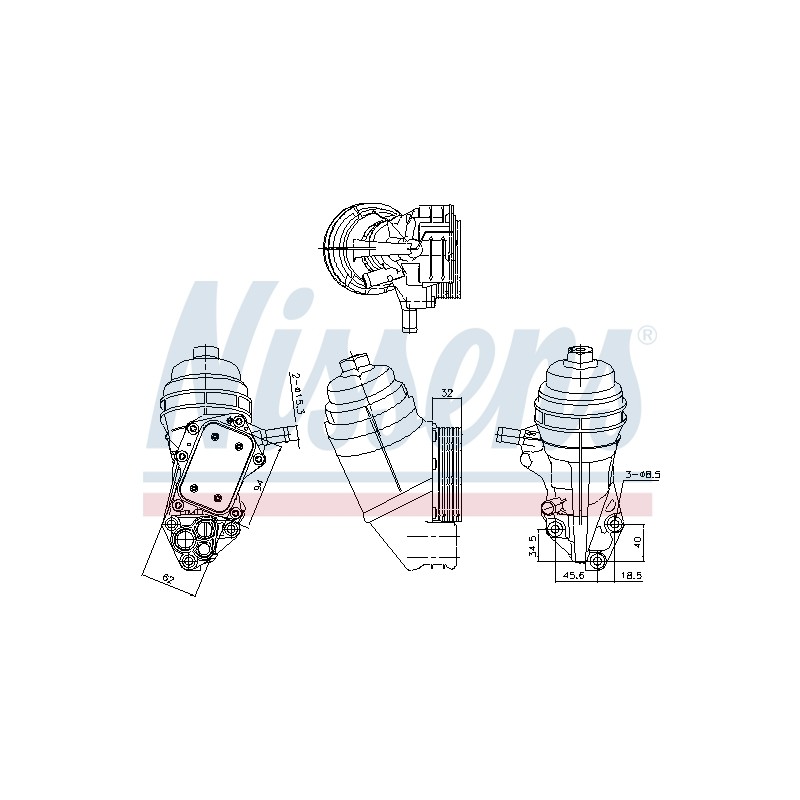 Radiateur Refroidisseur D'Huile Pour MERCEDES CLA Classe A B GLA GLB