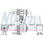 Radiateur Refroidisseur D'Huile Pour Ford Transit Land Rover Defender Cabrio