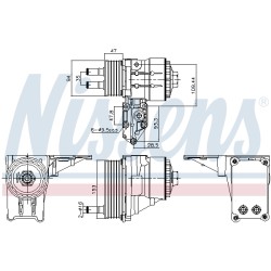 Radiateur Refroidisseur D'Huile Pour Ford Transit Land Rover Defender Cabrio